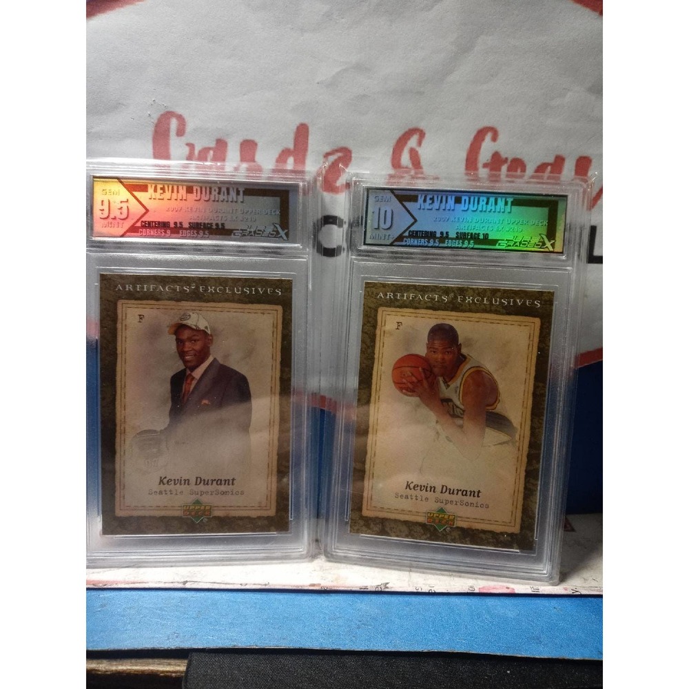 Kevin Durant Graded Rookie Cards